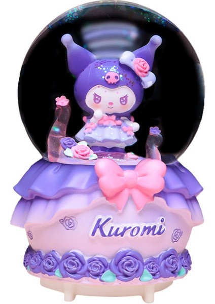 Sevimli Kuromi Temalı Büyük Boy Püskürtmeli Müzikli Işıklı Kar Küresi fırsatları