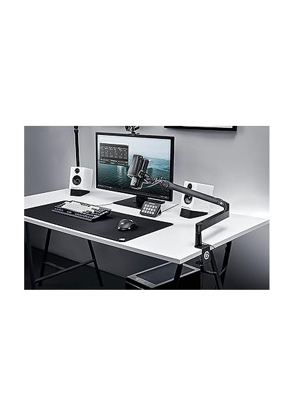 Wave Düşük Profil Mikrofon Taşıyıcı Kol, 360 Derece Yatay &amp; 90 Derece Diker Ayarlama, Kablo Gizleme Kanalları (10AAN9901) fiyatları