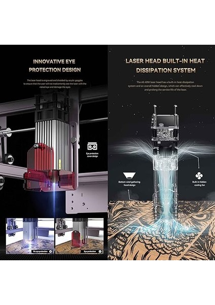 W A5 Sıkıştırılmış Lazer Gravür Makinesi, Cnc A5 Pro Lazer Gravür, 5 W-5,5 W Çıkış Gücü Kesme Makinesi, Sabit Odaklı Göz Koruması, Kendin Yap Ahşap Metal Işaretleme Makinesi fiyatları