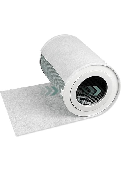 Fresh Air Filter 10 Adet Xiaomi Smart Purifier 1/2h/2c/2s/3h/3c/pro/proh/4/4 Lite/4pro/f1 Ile Uyumlu Filtre Üstüne Tüy ve Toz Tutma Elektrostatik Elyaf Pamuk Ön Filtre (Xiaomi 4 Lite Compatible)