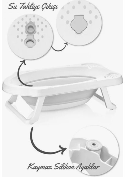 Bee Home Bebek Küvet Seti Katlanır Kova Maşrapa fiyatları