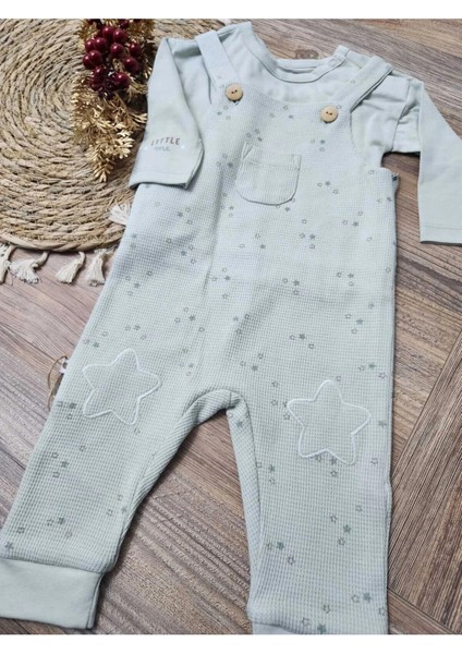 Waffle Boy Salopet Takım - Okaliptus Yeşil modelleri