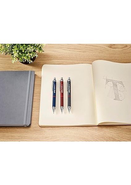 Tıkky Retro Mekanızmalı Metalik Kırmızı 0.5 mm fırsatları