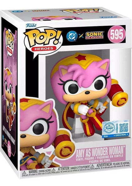 Pop Figür Sonic Amy As Wonder Woman Special Edition