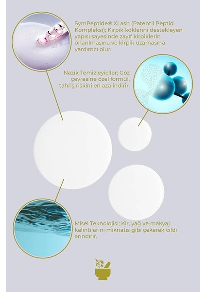 Kirpik Besleyici Göz Makyaj Temizleyici Miceller Su modelleri