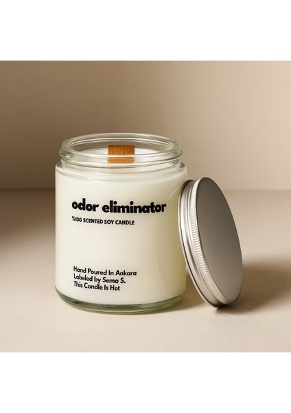 : Odor Eliminator : Cam Kavanozda Kokulu %100 Soya Mum (Special Mix, Lavanta, Şampanya Aroması) fiyatları