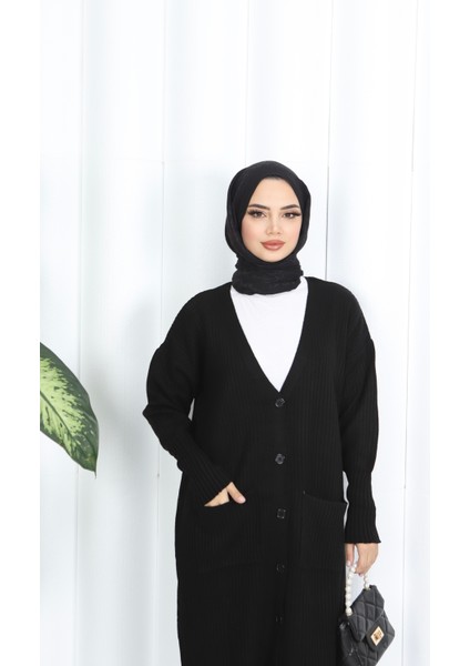 Cepli Uzun Triko Hırka modelleri