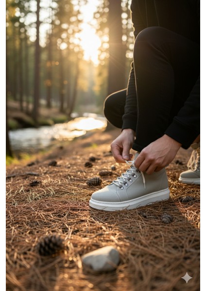 ZRJ206 Bağcıklı Gri Süet Erkek Spor Bot fiyatları