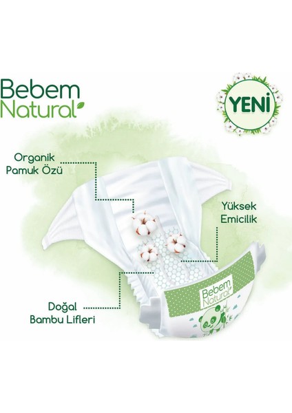 Bebem Bebek Bezi Natural Beden:6 (15+Kg) Extra Large 384 Adet Ekstra Ultra Fırsat Pk modelleri
