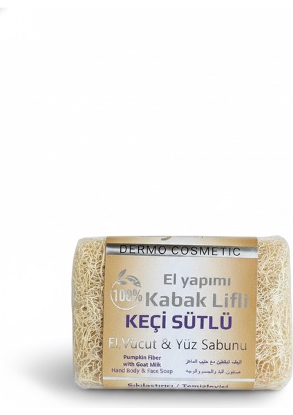 Doğal Kabak Lifli El Yapımı Keçi Sütlü Sabun 115 gr fiyatları