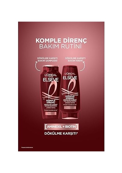 Paris Elseve Komple Direnç Dökülme Karşıtı Şampuan 300 ml indirimleri