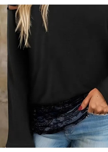 Kadın Uzun Lazer Kesik Detaylı Askılı Viskon Iki Iplik Bluz fırsatları