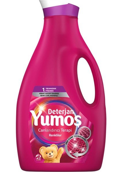 Renkli Çamaşır Deterjanı Canlandırıcı Terapi 2.52 L 42 Yıkama Mikro Hasar Onarıcı