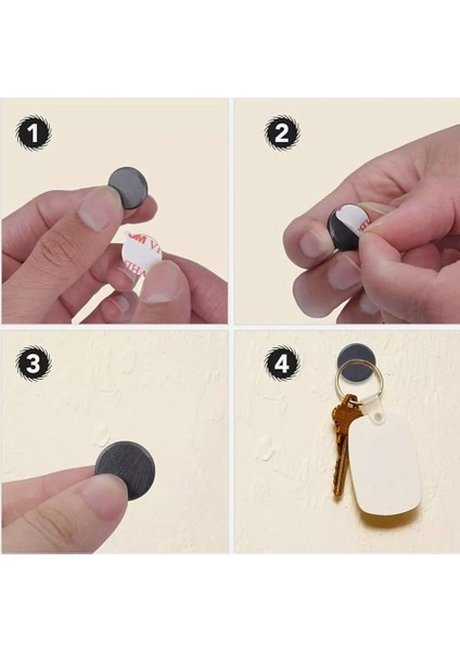 100 Adet Şeffaf Yapışkanlı Mıknatıs Dekoratif Buzdolabı Magneti Hediyelik Magnet 15X3MM fiyatları