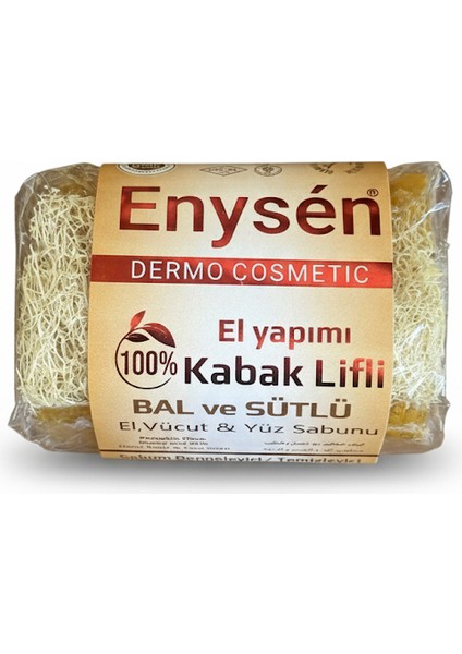 Doğal Kabak Lifli El Yapımı Bal ve Sütlü Sabun 115 gr fırsatları
