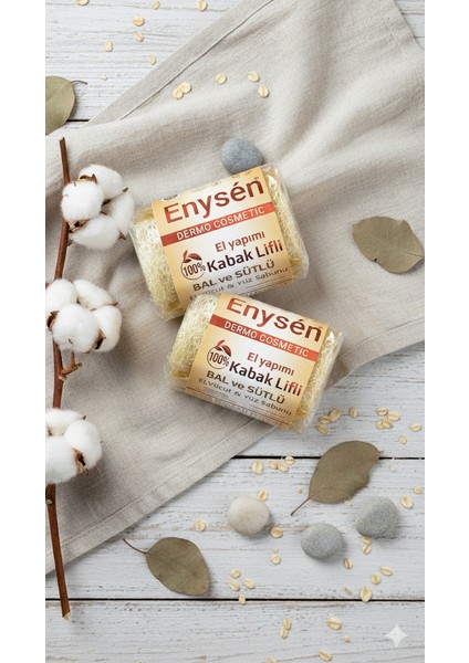 Doğal Kabak Lifli El Yapımı Bal ve Sütlü Sabun 115 gr indirimleri