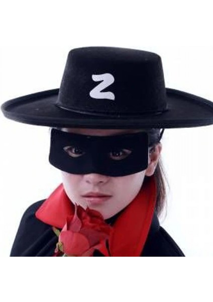 Zoorro Şapkası ve Göz Maskesi