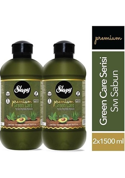 Premium Green Care Serisi Sıvı Sabun 2X1500 ml fiyatları