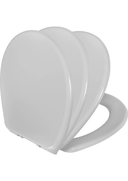 Amortisörlü Klozet Kapağı Yavaş Kapanan Klozet Kapağı (4887)