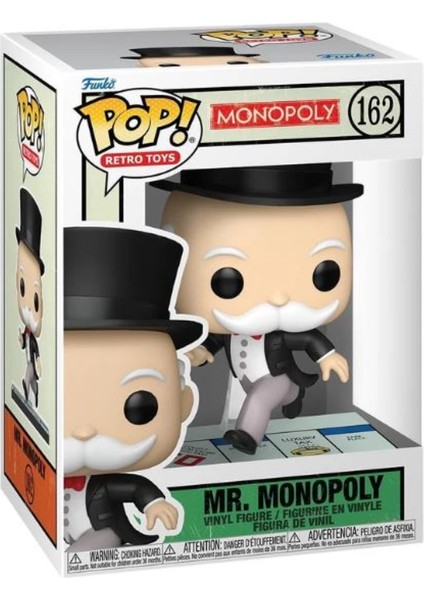 Pop Retro Toys Monopoly 3.75 Inch Action Figure - Mr. Monopoly #162