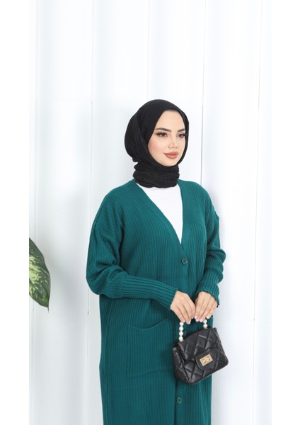 Cepli Uzun Triko Hırka modelleri