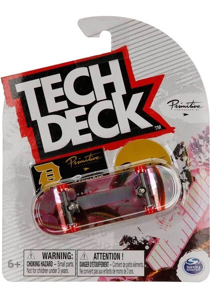 Tech Deck Parmak Kaykayı Tekli Paket 96 mm Primitive Pembe