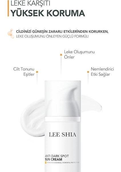 Shia Leke Karşıtı Spf 50+ Yüksek Korumalı Güneş Kremi 50 ml modelleri
