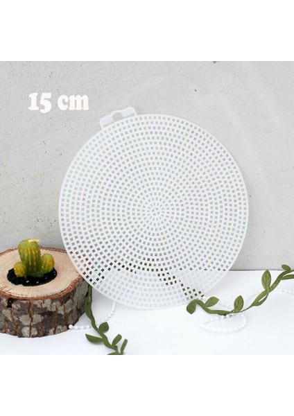 Çanta Kanvas Yuvarlak Orta Boy (15 Cm)