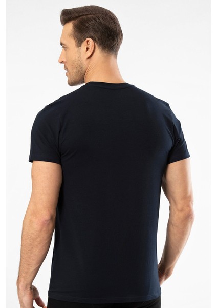 Erkek Kısa Kollu T-Shirt 1307/LACIVERT modelleri