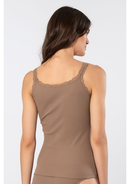 Kadın Likralı Dantelli Ip Askılı Kaşkorse 926/VIZON modelleri