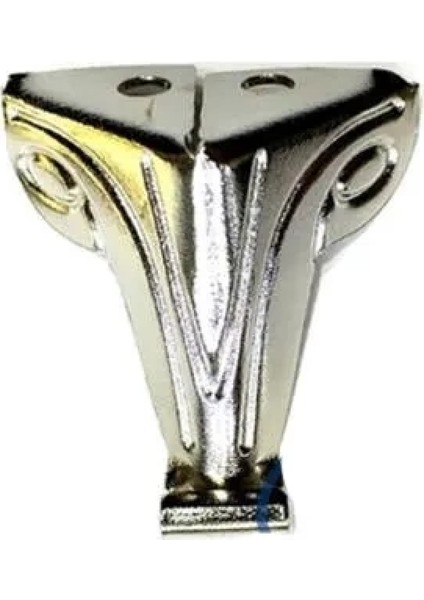 Moda Sac Sandık Ayağı, Kutu Ayak 2,5 Cm - Nikel, 100 Adet