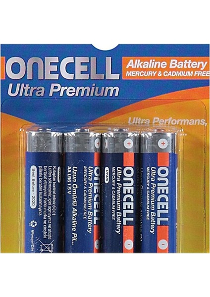 Ultra Premium Alkalin Aa Boy Pil 4lü modelleri