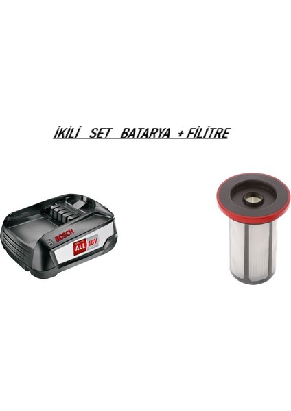 Unlimited Seri 6 Sarjlı Sübürge 2,5 Amper Batarya ve Filitre Ikili Set