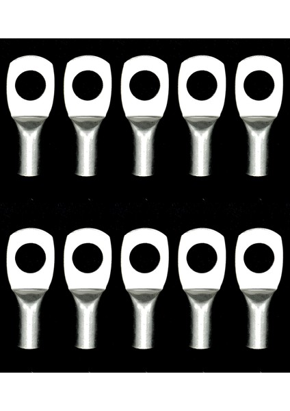 10 Adet Sıkmalı Kablo Pabucu Bakır 10MM M8 Kalaylı Skp