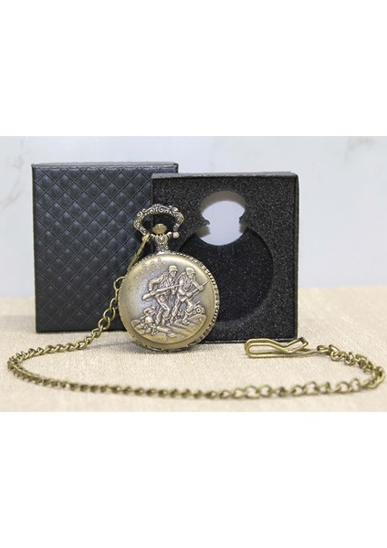 Kişiye Özel Kutulu Çanakkale Destanı Köstekli Saat