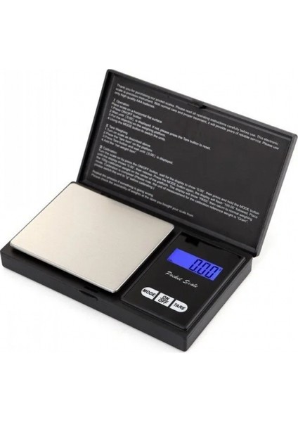 Professional Hassas Terazi 500 gram Kapasiteli 0.1 Hassasiyetli Dijital Kapaklı Tartı (4887) fırsatları