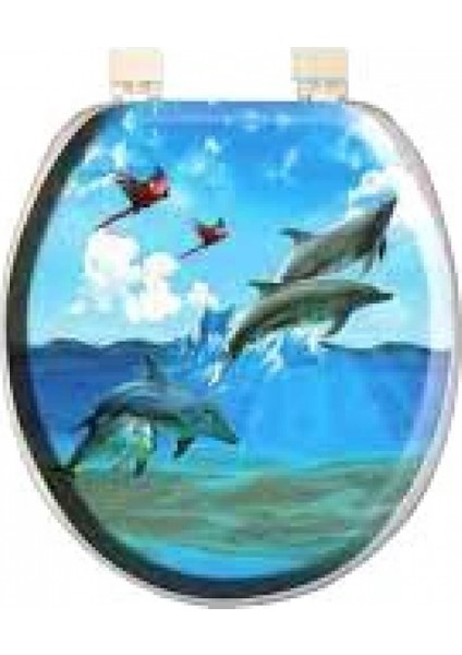 DESENLİ YUMUŞAK KLOZET KAPAK BÜYÜK PUF 42x41cm (4887)