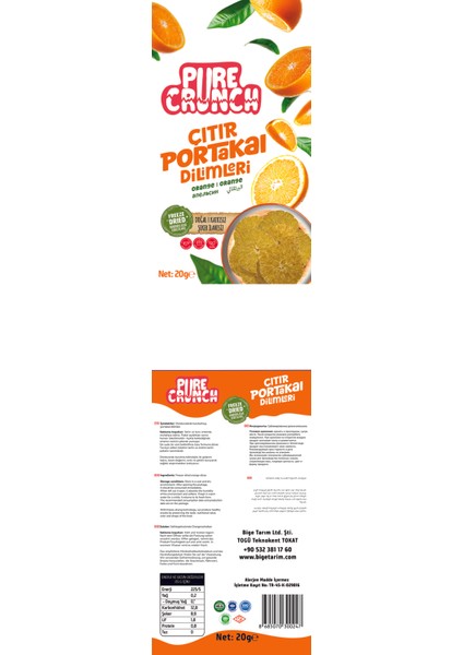 Fırın Kurutma Portakal - Dilimlenmiş modelleri