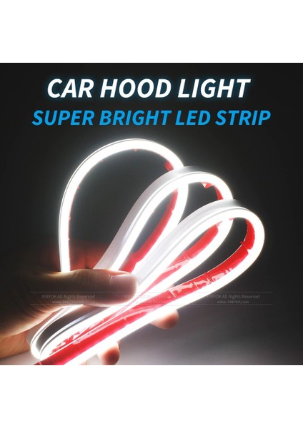 Nissan Sunny Uyumlu Gündüz Ledi Kaput Ledi Silikon 150 cm Beyaz Sc fırsatları