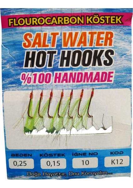 10 Numara 7 Kırmızı Iğneli Açık Yeşil Simli 0.25 Beden 0.15 Kısa Köstek fiyatları