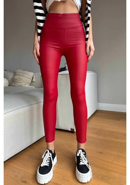 Kadın Yüksek Bel Içi Şardonlu Fırsat Ürün Toparlayıcı Tayt modelleri