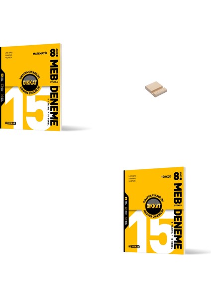Hız Lgs 8. Sınıf Matematik ve Türkçe Meb Uyumlu Deneme Sınavı + Telefon Standı