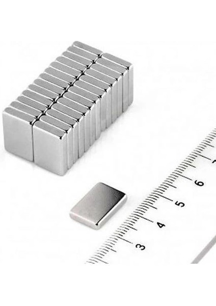 10 Adet 15x10x1.5 Mm Köşeli Neodyum Mıknatıs N35 Magnet Dayanıklı Nikel Kaplama fiyatları