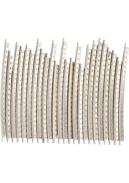 Fret Wire, Gitar Fret Wire 24 Adet Gitar Beyaz Bakır Tel Tel Tel Set Elektro Gitarlar Için Aksesuar