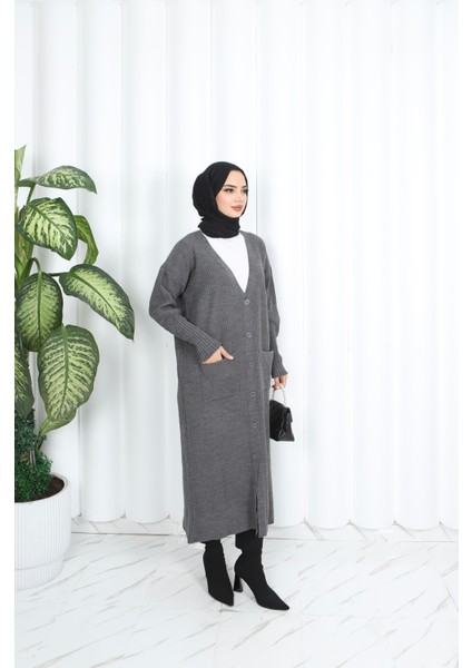 Cepli Uzun Triko Hırka fiyatları