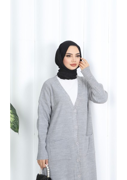 Cepli Uzun Triko Hırka fırsatları