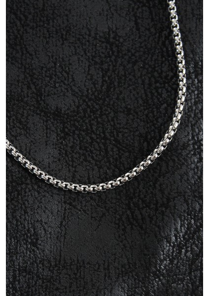 316L Çelik Örme Zincir Model Gümüş Renk Erkek Kolye - TJ-ERK1399 fiyatları