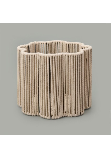 Living Granny Summer Dekoratif Sepet - Ekru - 25X20 cm