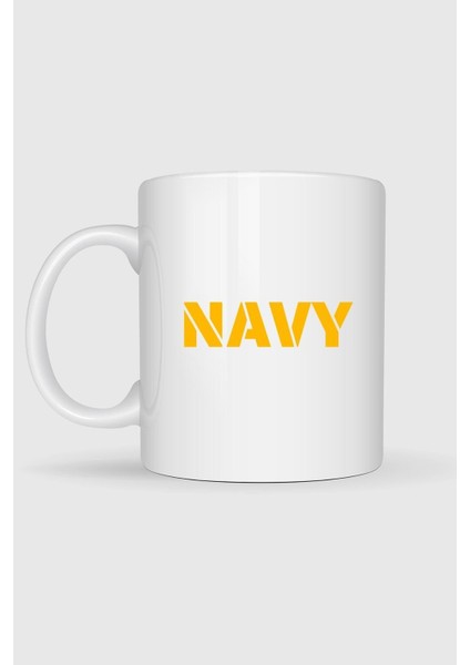 Navy Donanma Yazısı Tasarımlı Kupa Bardak fiyatları