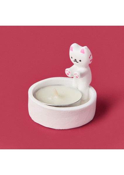 Deco Cat Mumluk - Beyaz - 5 cm